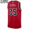 Dres Chicago Bulls Dalen Terry 25 Nike 2022-23 Icon Edition Crvena Swingman - Dječji